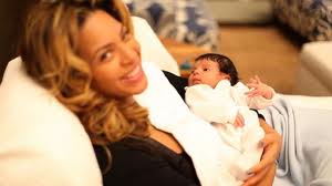 Beyonce with Blue